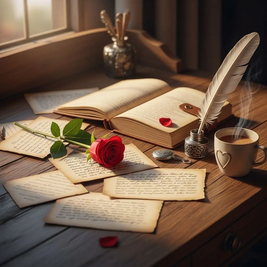 Express your most sincere feelings through beautiful love letters crafted for your girlfriend. Discover moving examples, tips, and inspiration to create your own romantic messages.