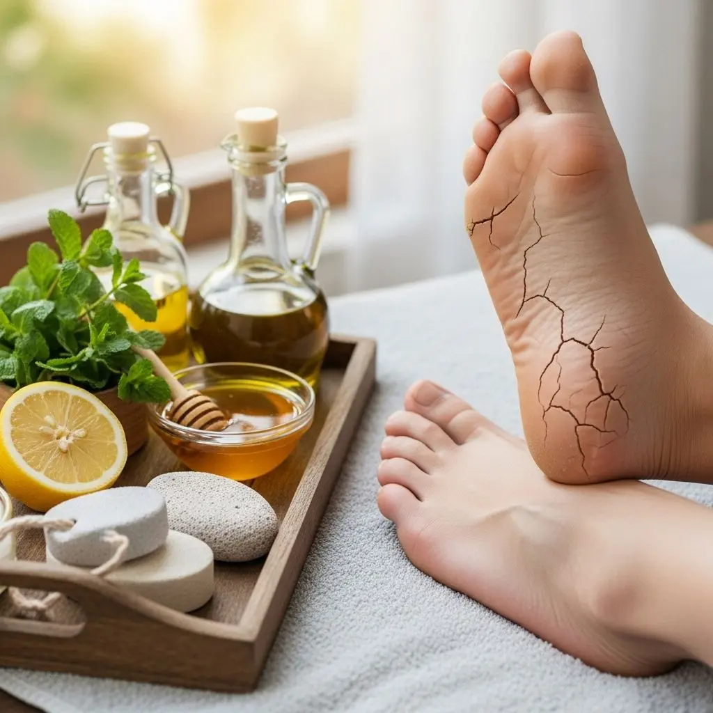 Natural solutions to heal dry, cracked heels and restore soft feet