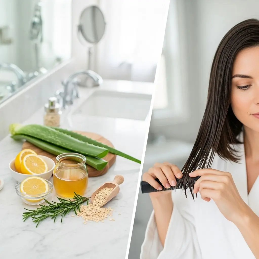 Natural solutions to manage and prevent greasy, oily hair with easy-to-follow home treatments and practical care tips.