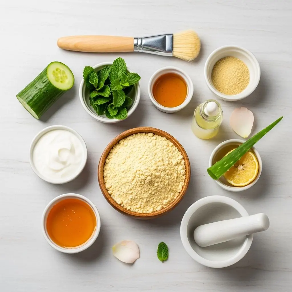 Unlock radiant and problem-free skin with these DIY besan face packs—suitable for oily, dry, sensitive, and combination skin.