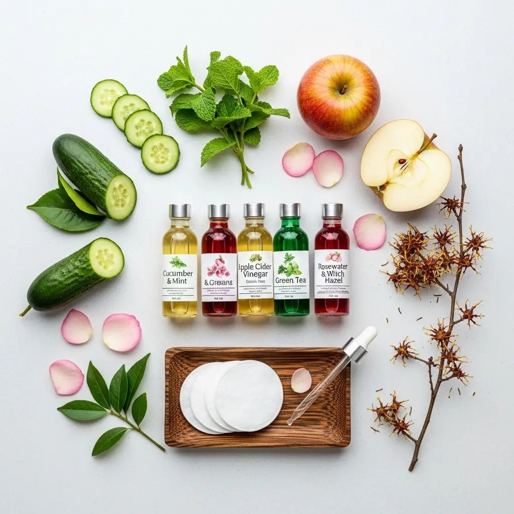 Discover 14 easy and natural DIY toner recipes to control excess oil and promote clear, fresh skin.