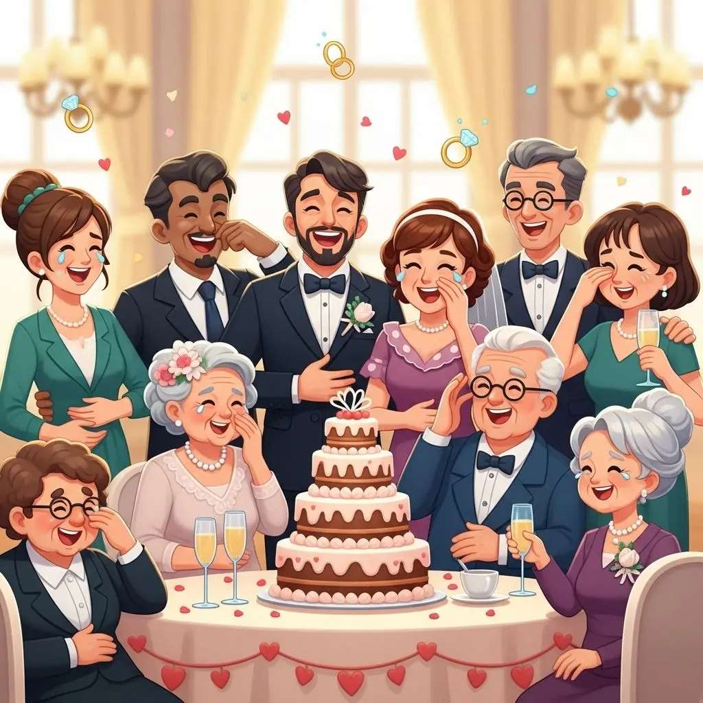 Inject laughter into every wedding, anniversary, and couple’s event with these witty marriage jokes, quotes, and playful punchlines.