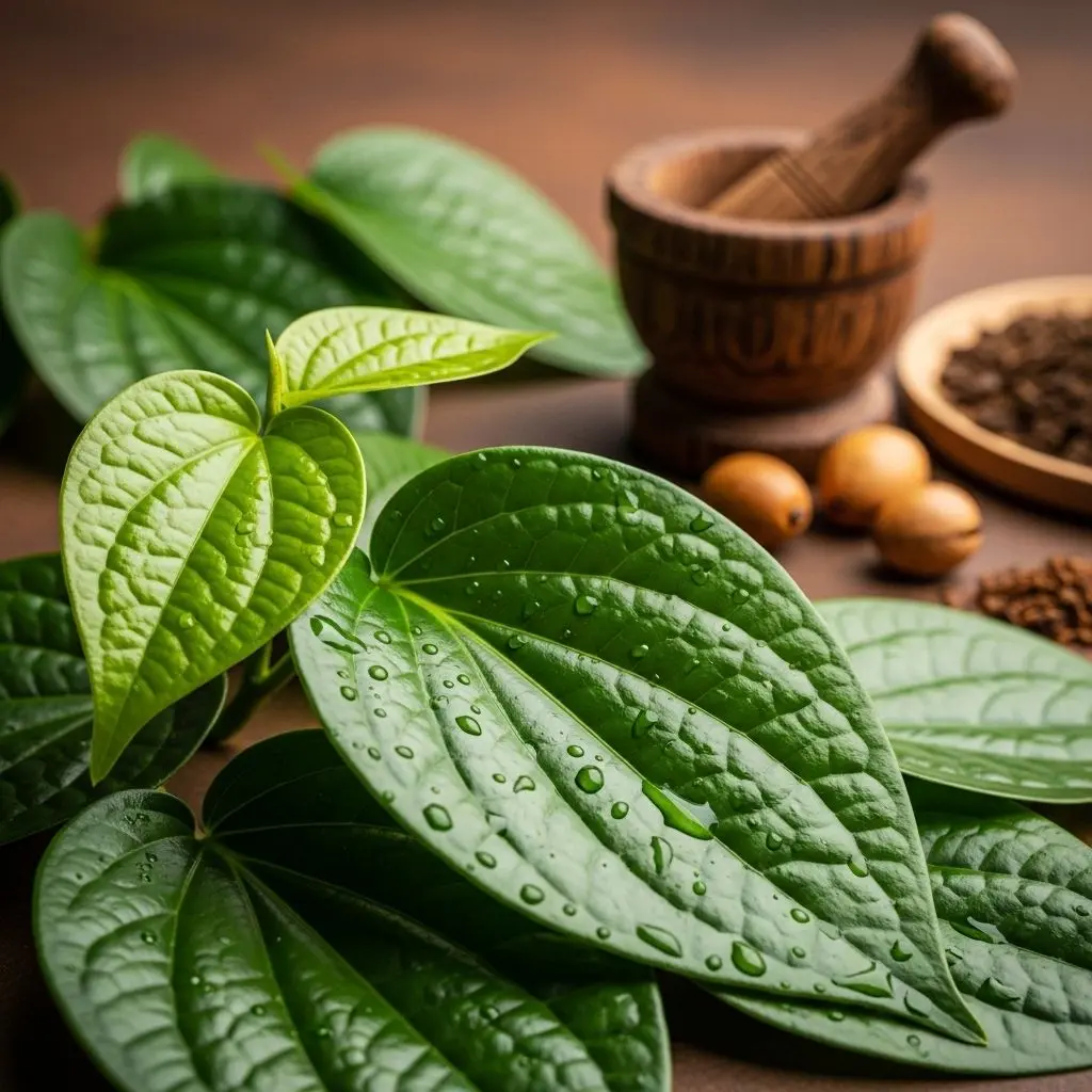 Discover the powerful medicinal benefits, traditional uses, and holistic health advantages of betel leaf as celebrated in Ayurveda and modern science.