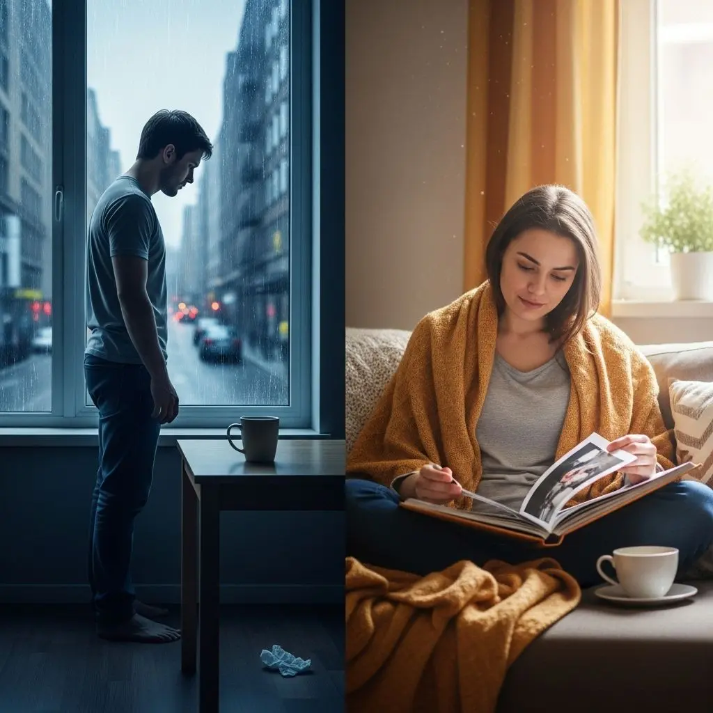 Explore the unique emotional responses and recovery paths for men and women after a breakup, backed by research and insights.