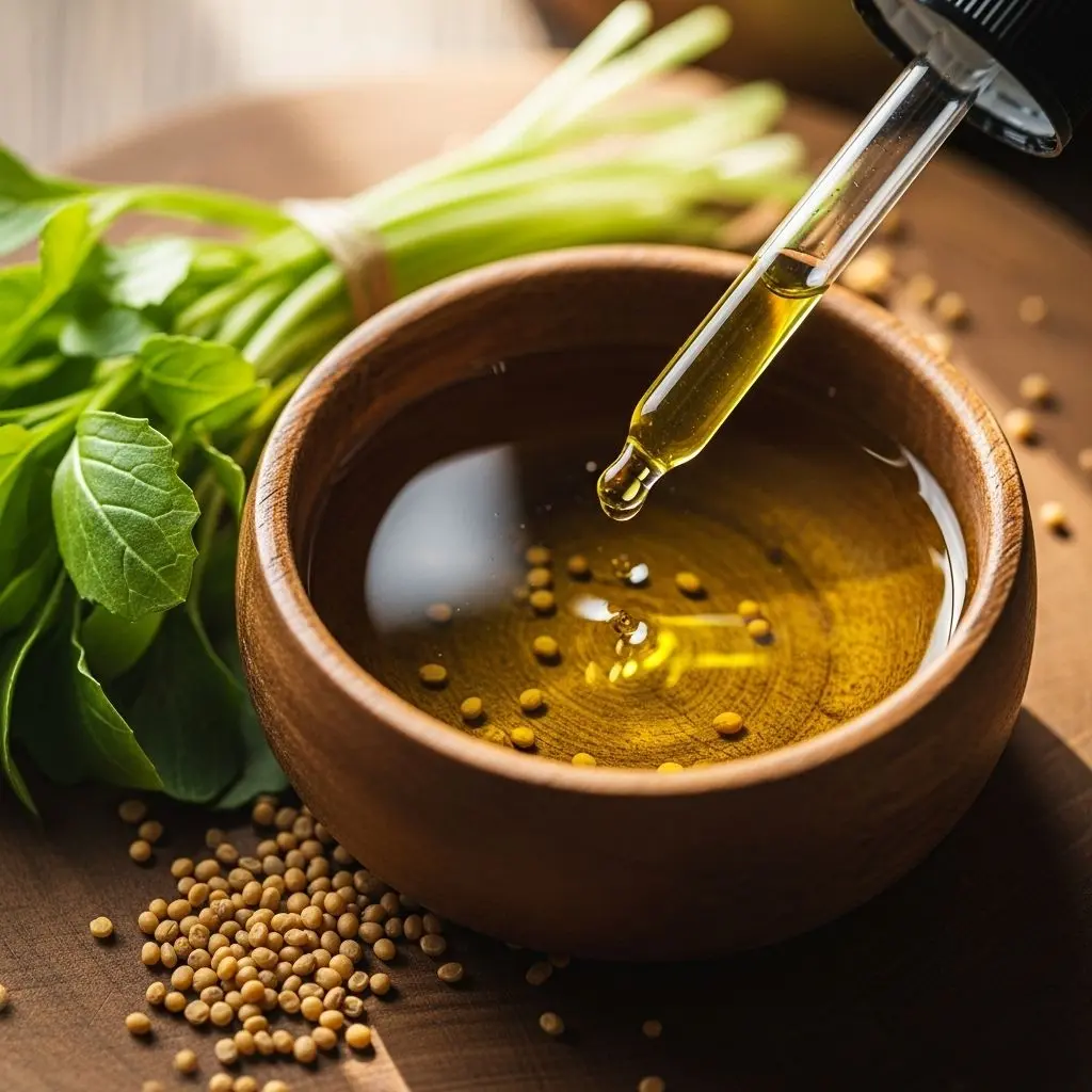 Unlock the ancient secrets of mustard oil for stronger, shinier, and healthier hair with evidence-backed benefits and practical application tips.