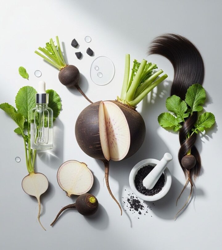 Discover black radish’s unique nutritional advantages for glowing skin, vibrant hair, and improved overall health.