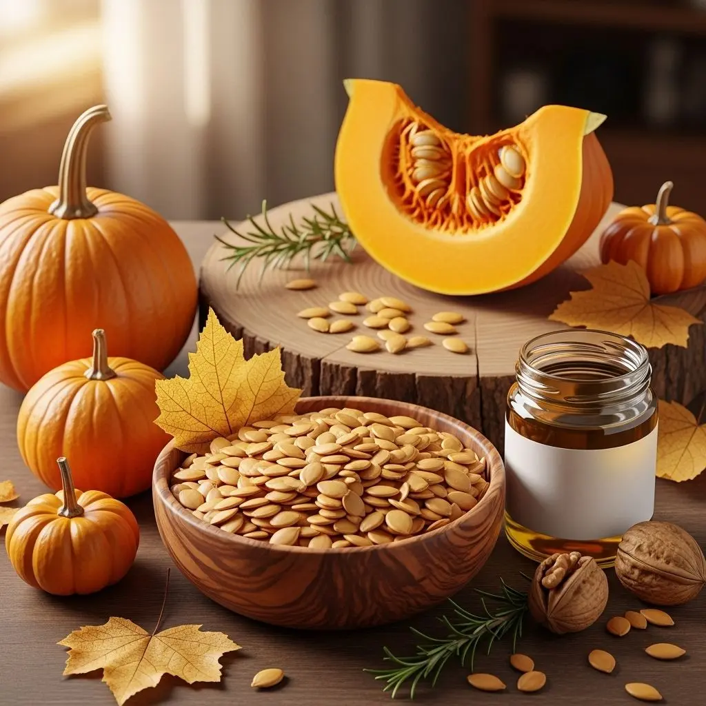 Unlock the full potential of pumpkin seeds with their powerful nutrients for radiant skin, stronger hair, and improved well-being.