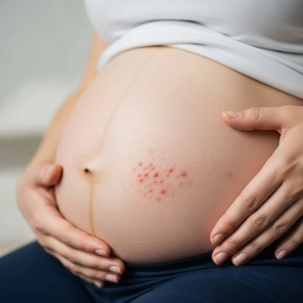 Comprehensive Guide to Understanding, Managing, and Naturally Treating PUPPP Rash During Pregnancy.