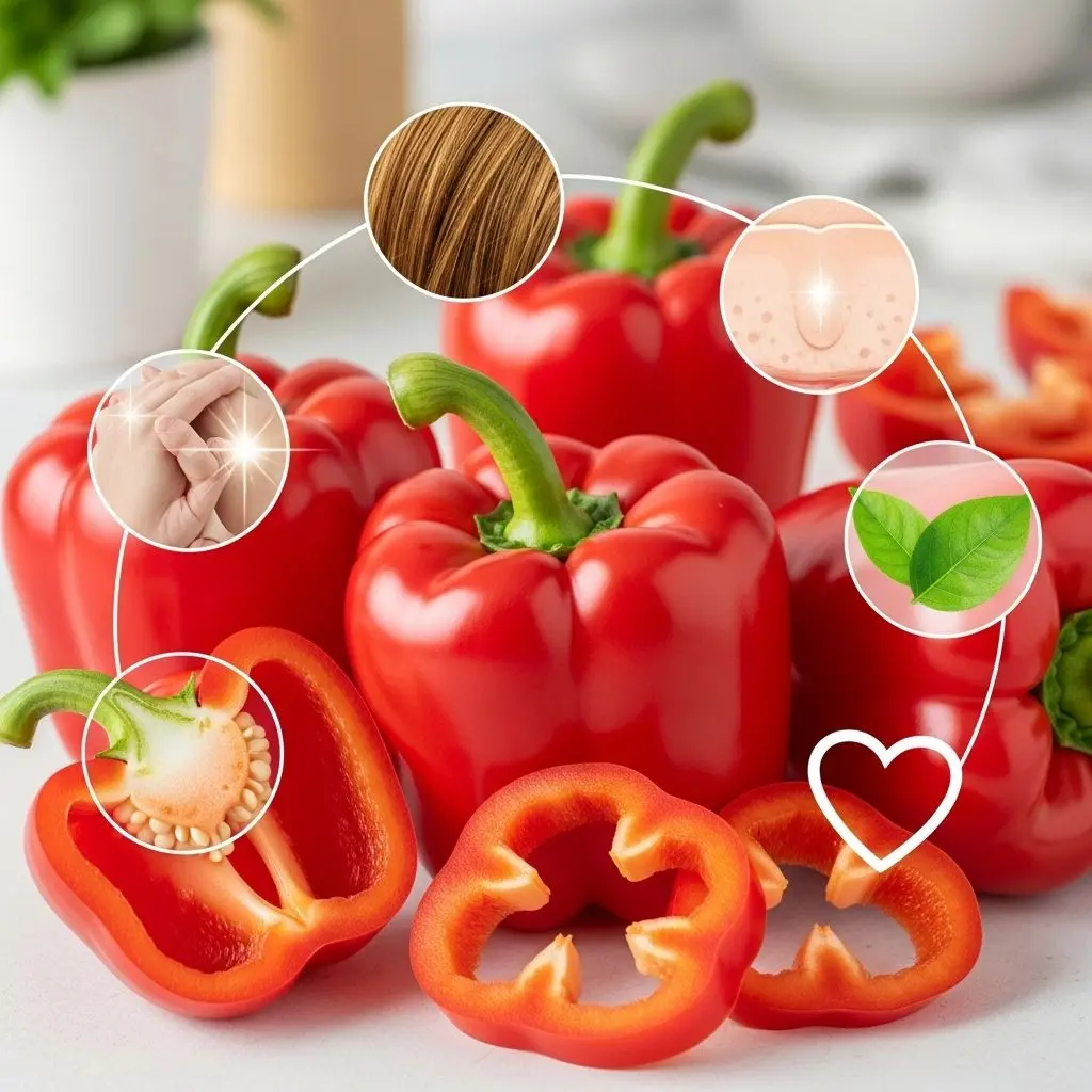 Discover why red bell peppers are a nutritional powerhouse for beauty, wellness, and vitality.