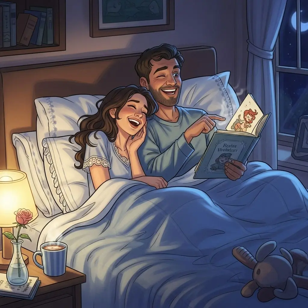 Enchant your nights with a blend of romance, humor, and sweet connection through these heartfelt and hilarious bedtime stories for your girlfriend.