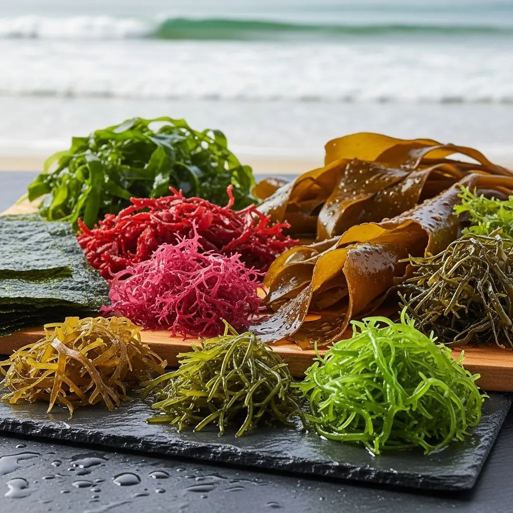Dive into the world of seaweed: a comprehensive guide to its health benefits, nutrition, uses, types, and potential risks.