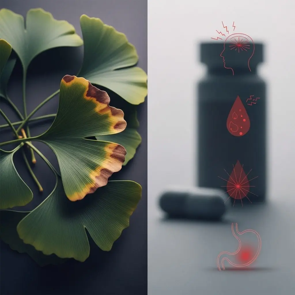 Understand the hidden dangers and adverse effects of using Ginkgo biloba, including risks for special populations.