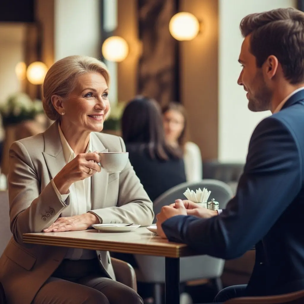 Discover the subtle and clear signs an older woman is attracted to you, and learn how to respond with confidence