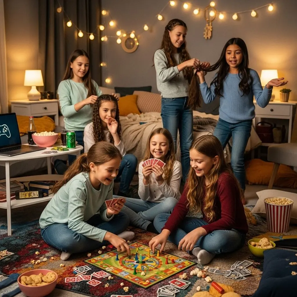 Plan the perfect girls’ sleepover with over 30 creative, silly, and bonding games and activities for laughter-filled memories.