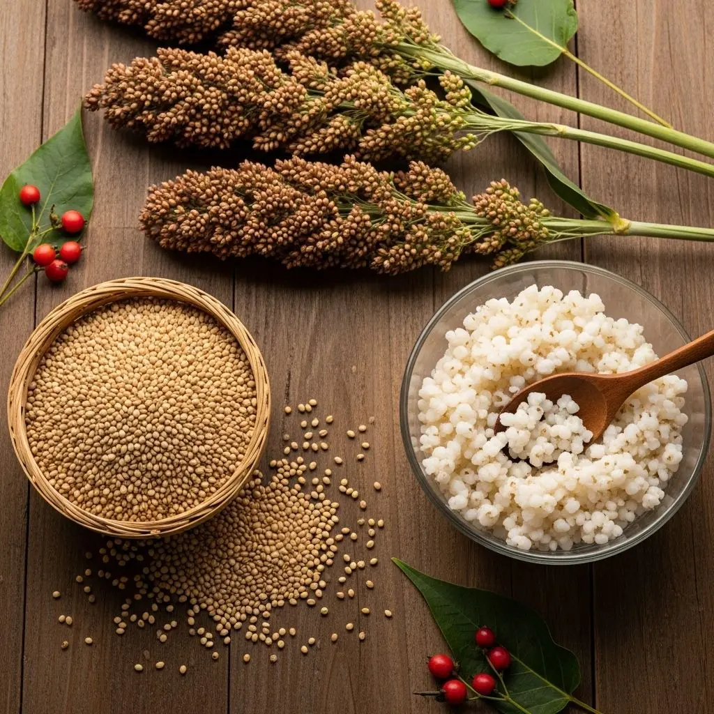 Explore the nutritional powerhouse that is sorghum, its surprising health benefits, versatile uses, and potential side effects.