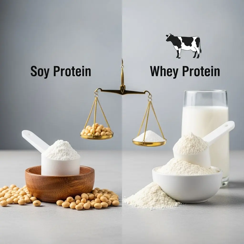 Explore the vital differences, benefits, and pros and cons of soy and whey protein to make an informed choice for your health and fitness goals.
