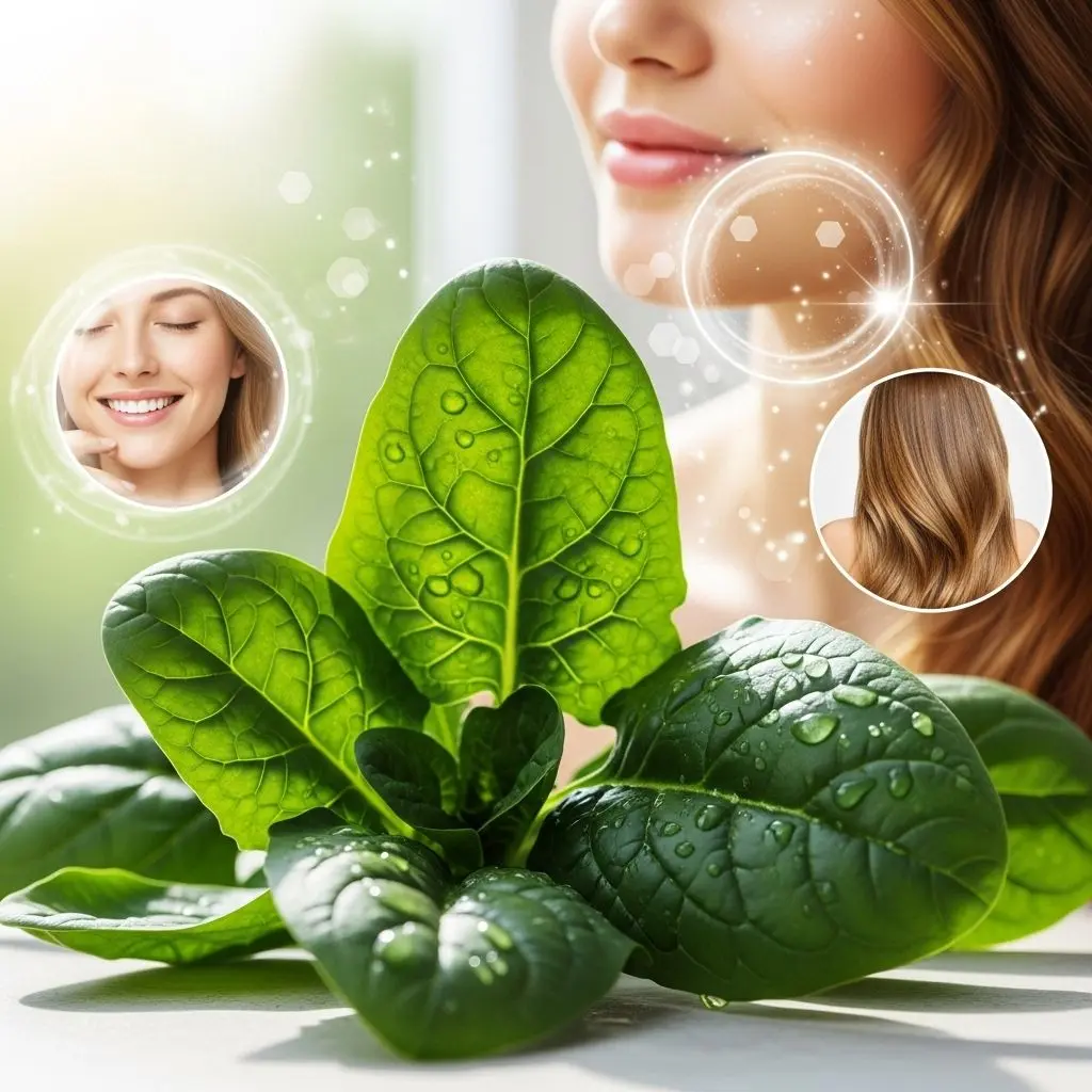 Uncover the transformative effects of spinach for glowing skin, stronger hair, and vibrant health in your daily diet.