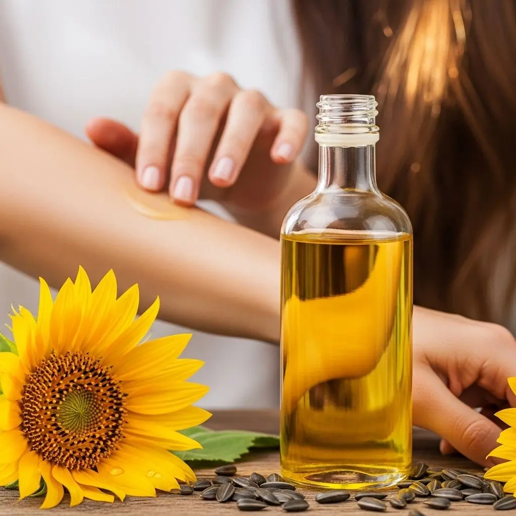 Discover how sunflower oil nourishes your skin, revives your hair, and boosts your overall health, all with one versatile natural ingredient.