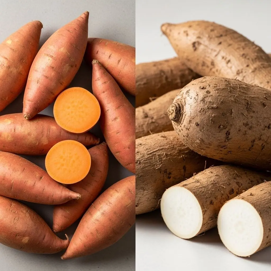 Understand the key differences, nutrition, origins, and uses of sweet potatoes and yams for healthier choices.