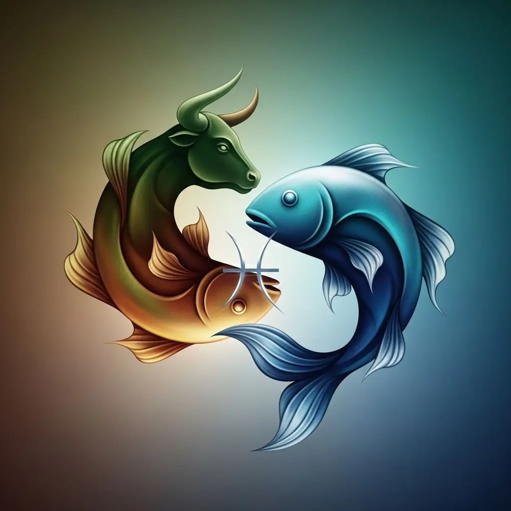 Exploring the harmony and challenges between Taurus and Pisces in relationships.