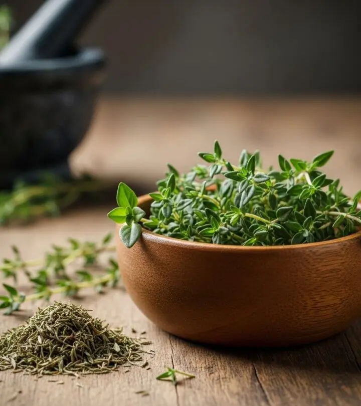Before adding thyme to your diet or supplements, understand the potential short- and long-term side effects, allergies, drug interactions, and precautions.