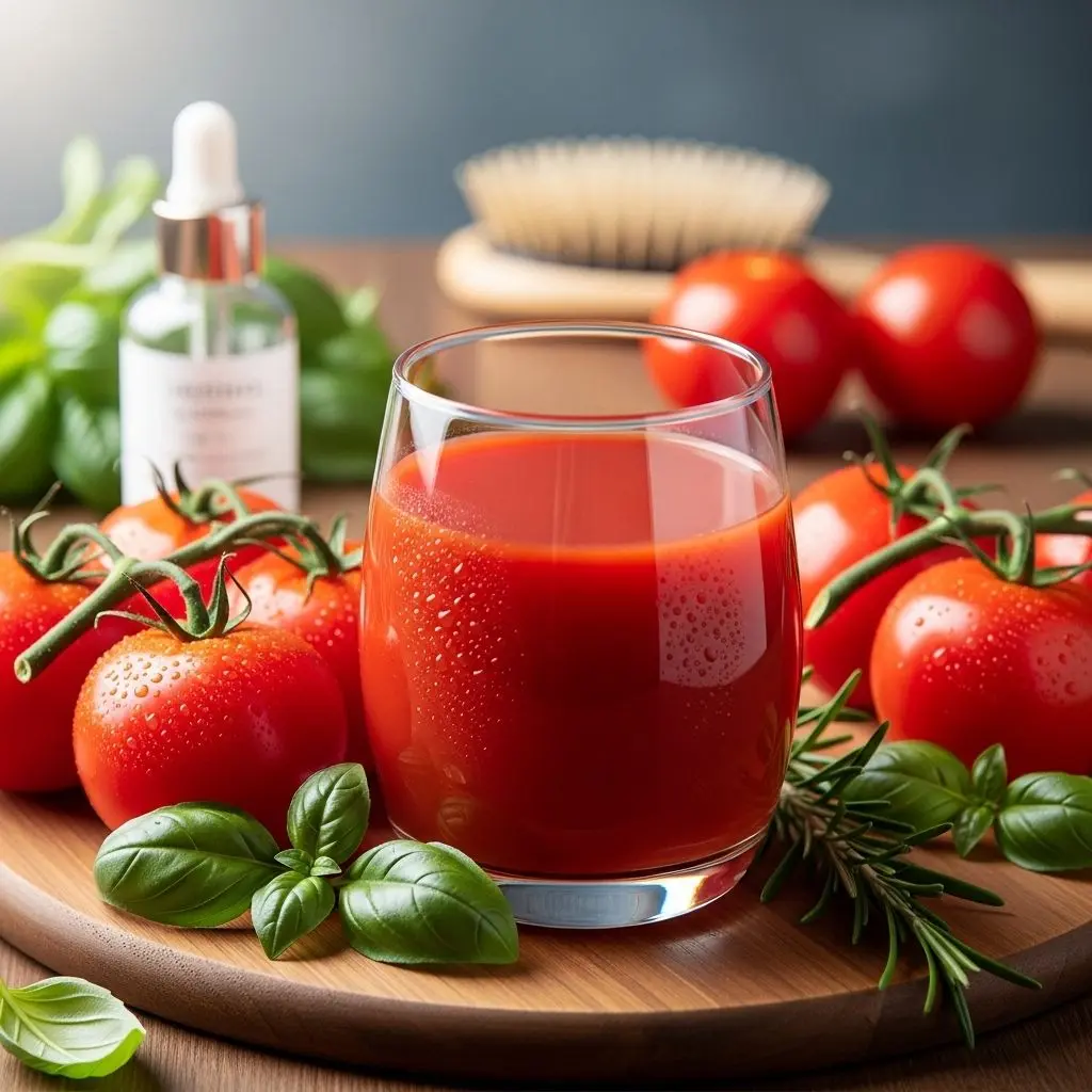 Discover the transformative benefits of tomato juice for radiant skin, vibrant hair, and holistic health—all backed by science.