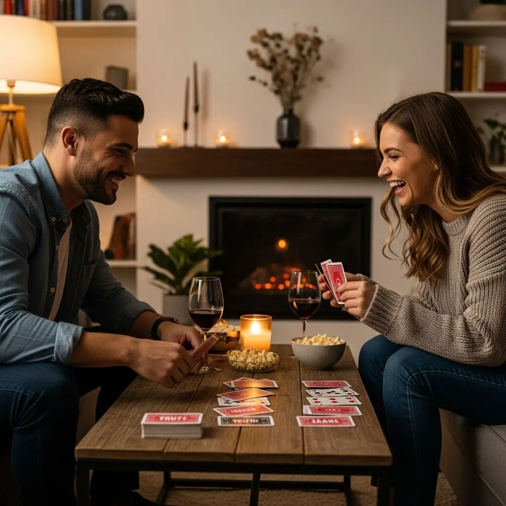 Spice up your relationship and strengthen your bond with these playful, flirty, and meaningful truth or dare questions for couples.