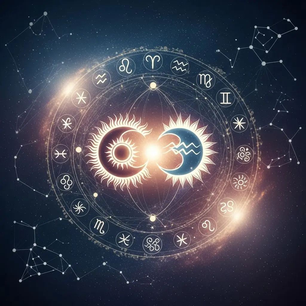 Explore the astrological clues and cosmic connections that define twin flame relationships, from zodiac symbology to planetary harmony.
