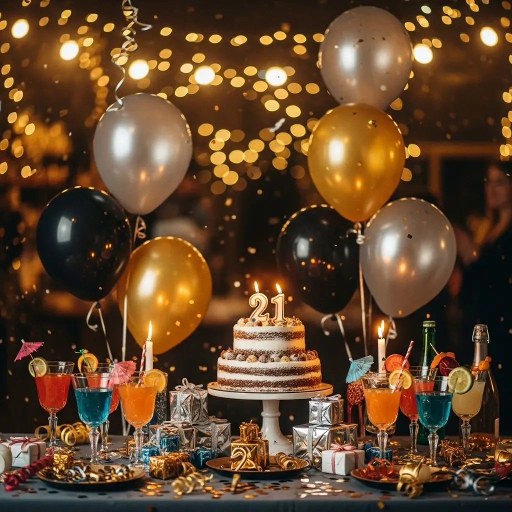 Turn your milestone 21st birthday into an epic celebration with these fun, creative, and memorable party ideas.
