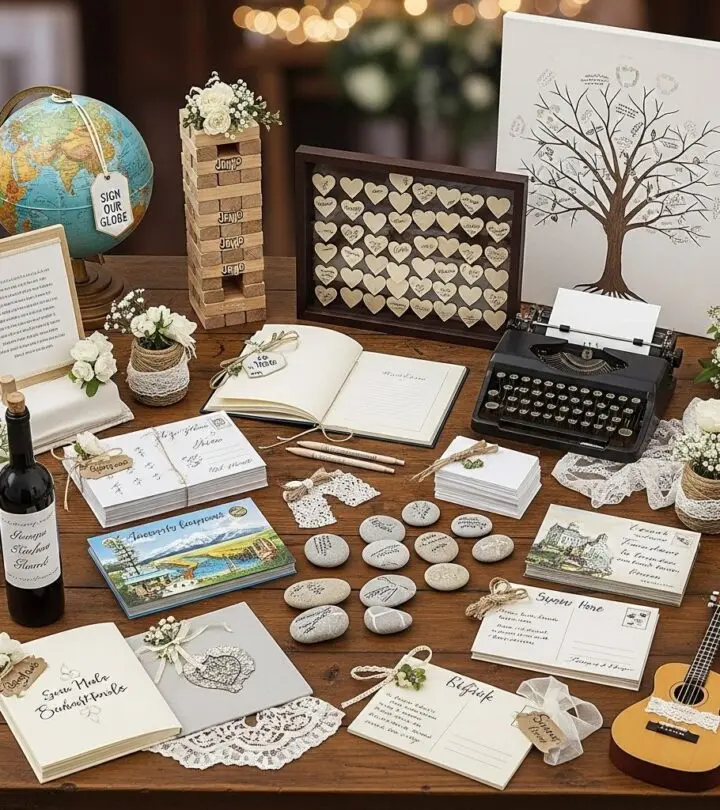 33 Unique Wedding Guest Book Alternatives for a Memorable Day Explore creative and unforgettable guest book alternatives that capture wedding wishes, memories, and personal style beyond tradition.