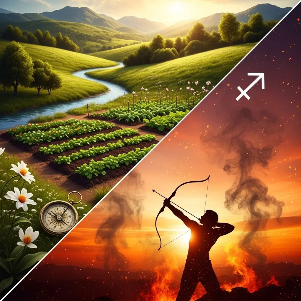 Exploring the dynamic relationship between practical Virgo and adventurous Sagittarius