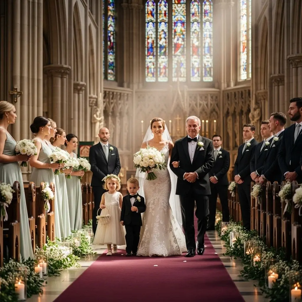 Master every step of your ceremony with this extensive guide to wedding processional order, from traditional to modern, cultural, and creative variations.