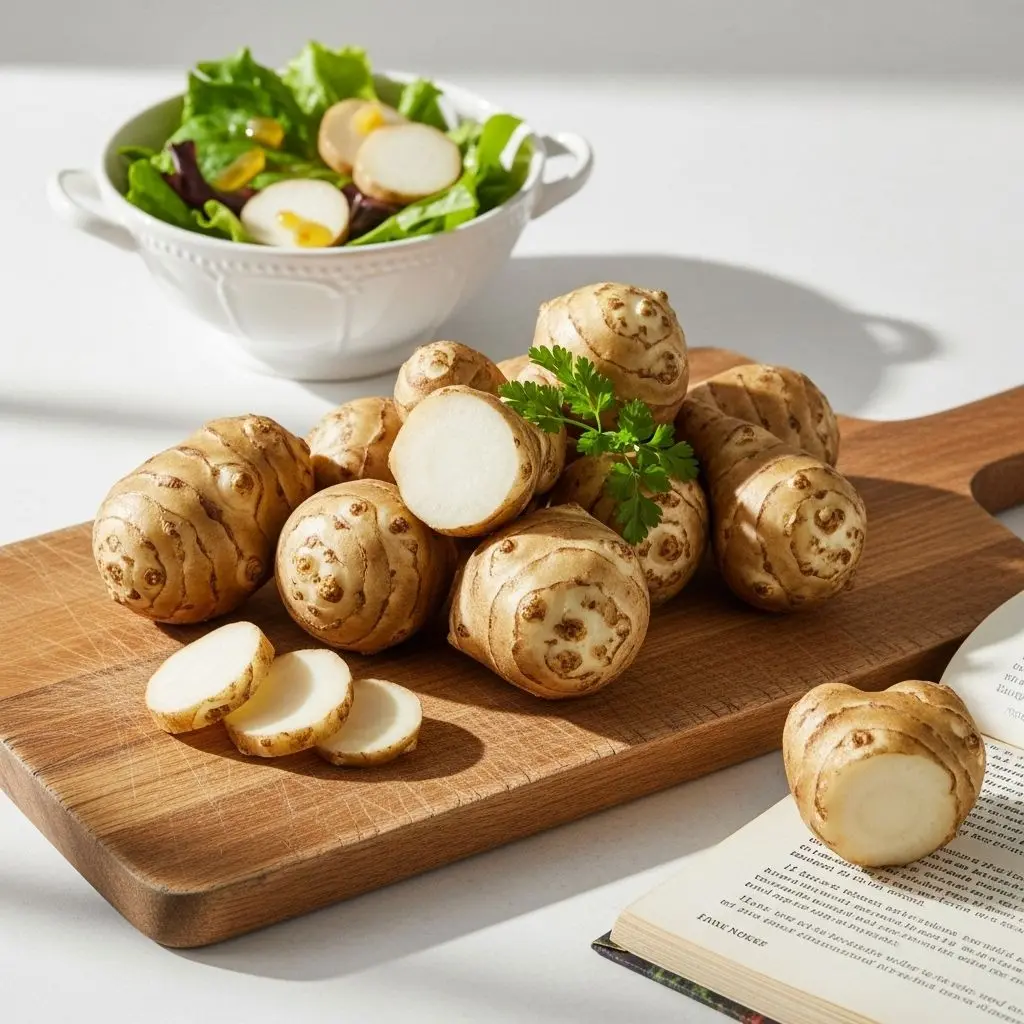 Discover the nutritional profile, health advantages, culinary uses, and potential side effects of sunchokes (Jerusalem artichokes).