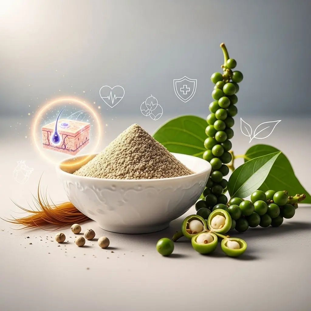 Unlock the full spectrum of white pepper powder’s benefits for your skin, hair, and overall health with these science-backed insights.