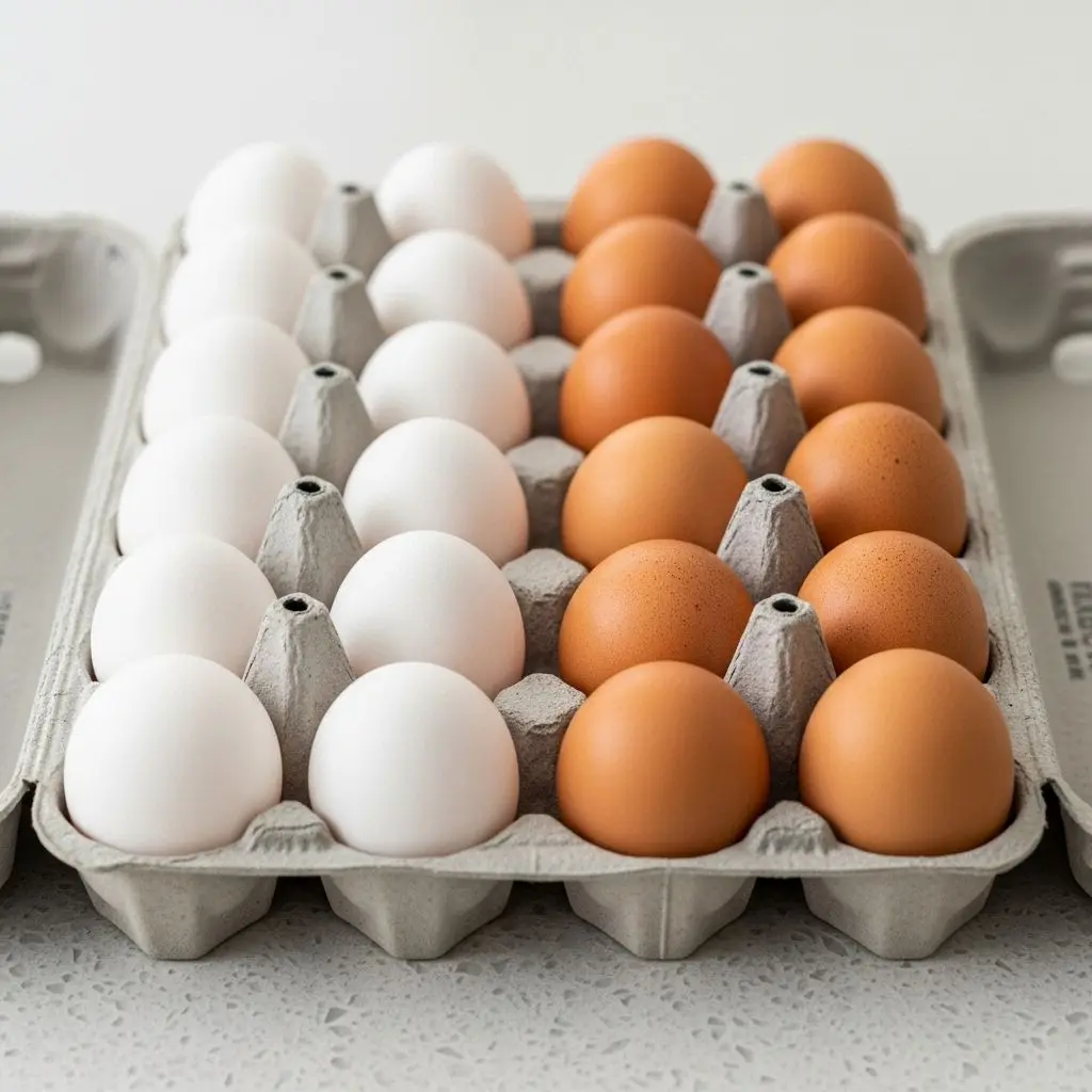 Demystifying the egg aisle: Discover the truth about white and brown eggs, including nutrition, taste, cost, and consumer misconceptions.
