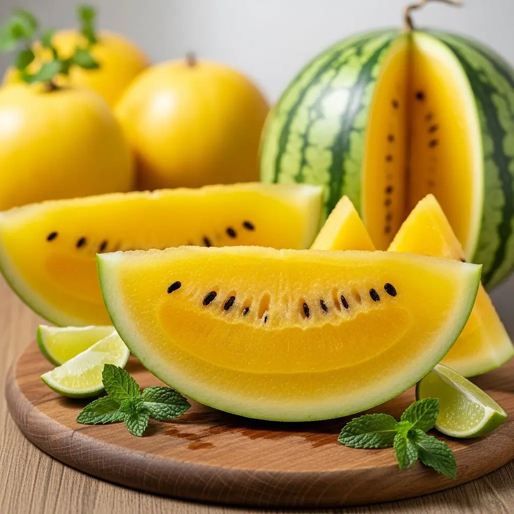 Explore the unique flavor, health benefits, varieties, and culinary uses of yellow watermelon—a vibrant alternative to the classic red melon.