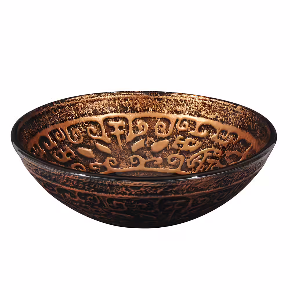  Best Impact-Resistant:Aquaterior Round Vessel Sink