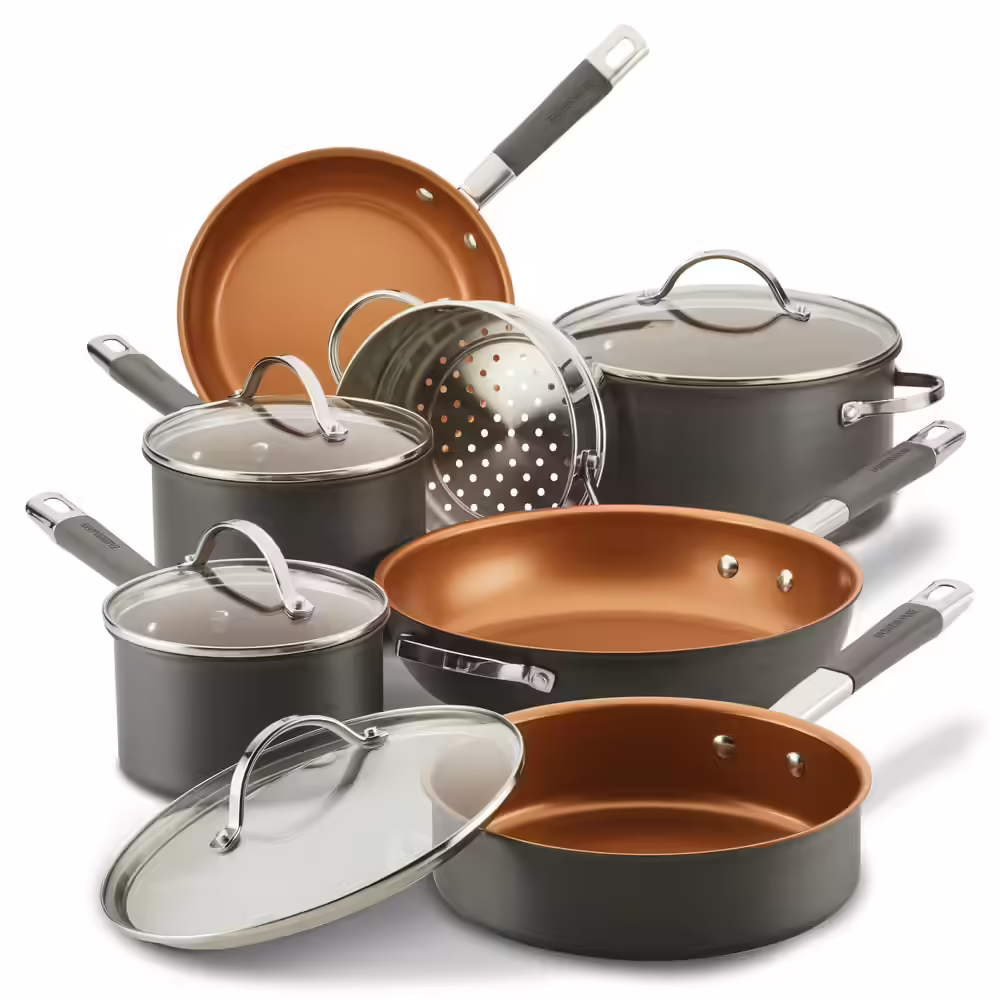  Farberware Glide Pro Hard Anodized Ceramic Nonstick Cookware