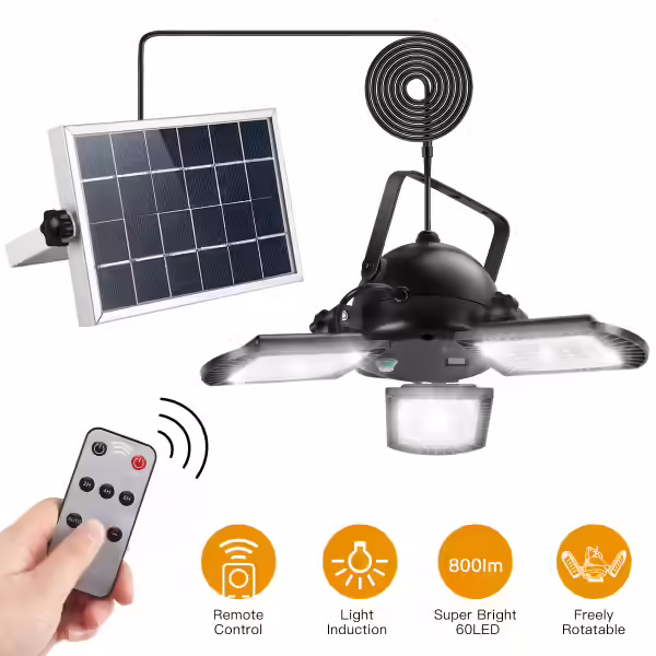 Agptek Solar Pendant Lights With Remote Control