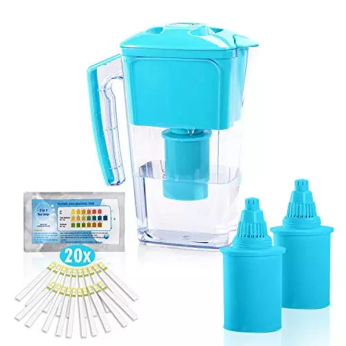 All Prime 2.5 Liter Alkaline Water Filter Pitcher