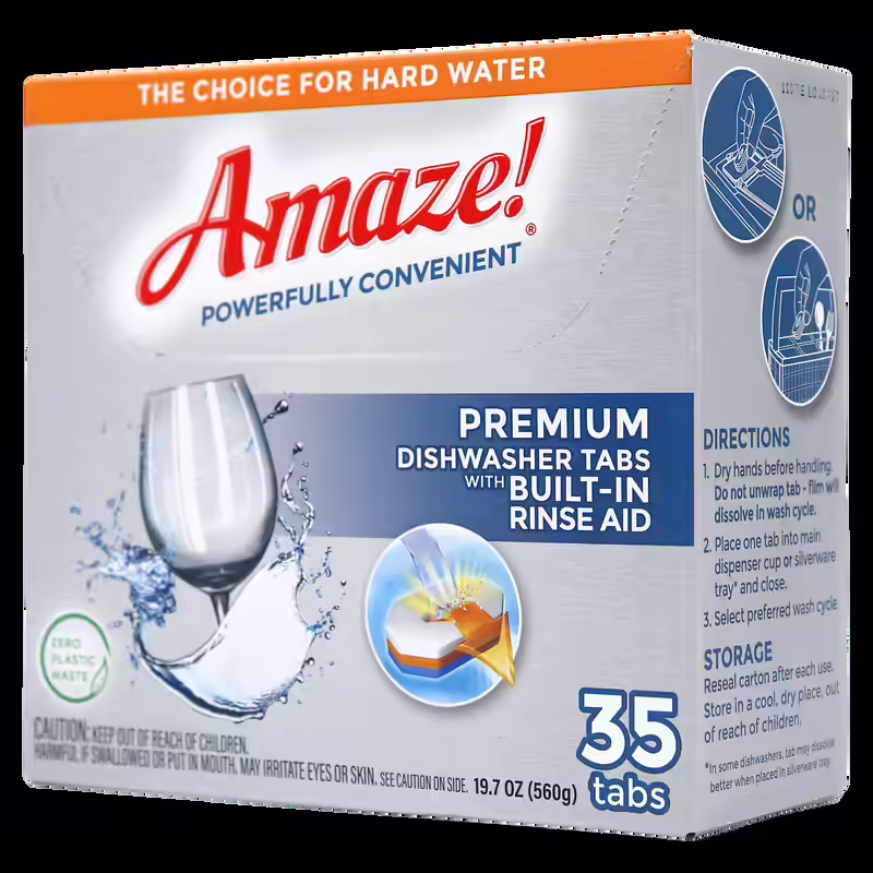 Amaze Premium All-In-One Dishwasher Tabs