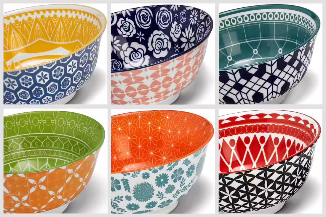 Annovero Cereal And Soup Bowls