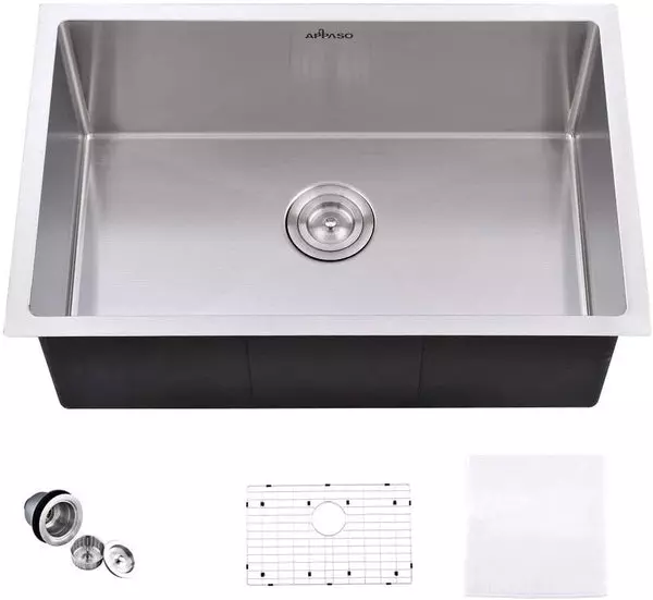 Appaso Single Bowl Handmade Undermount Kitchen Sink