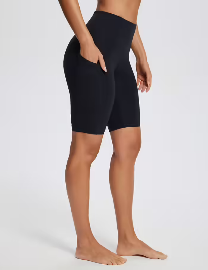 Baleaf High-Waist Compression Shorts