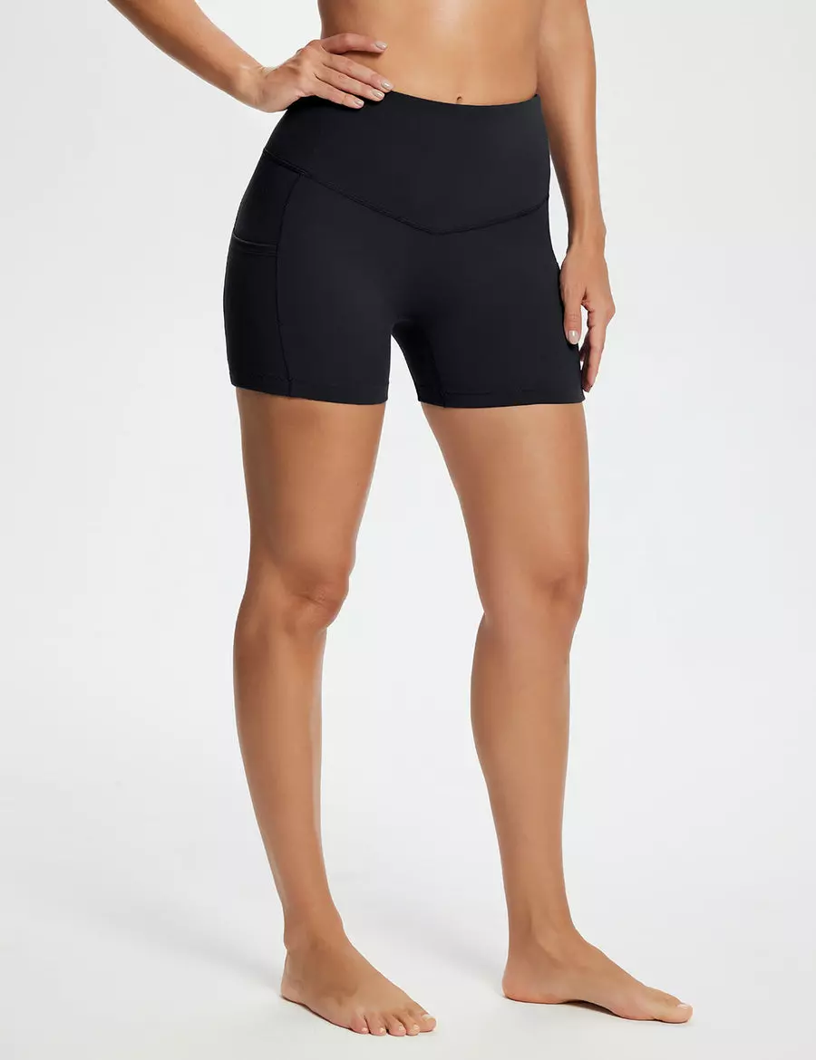 Baleaf Women’s Active Fitness Compression Volleyball Shorts