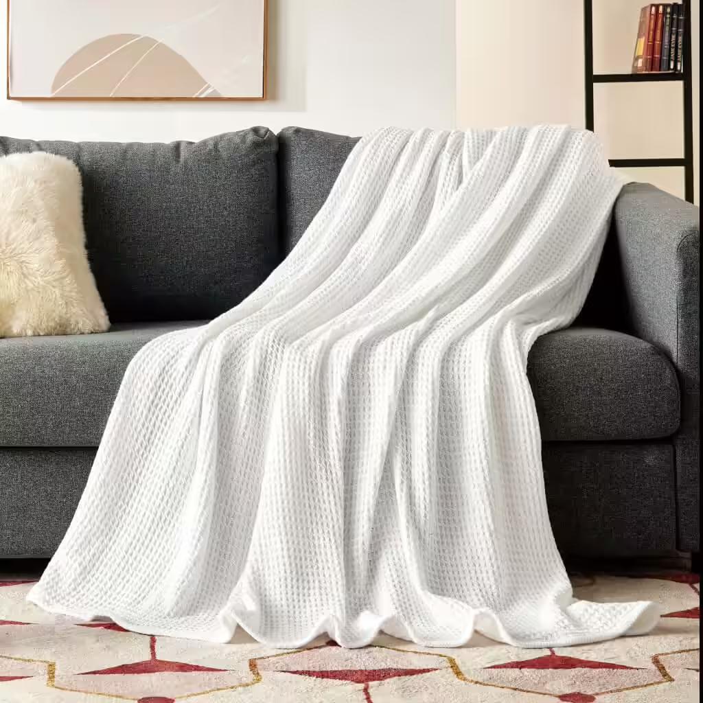 Bedsure 100% Cotton Thermal Blanket