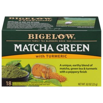 Bigelow Matcha Green With Tumeric