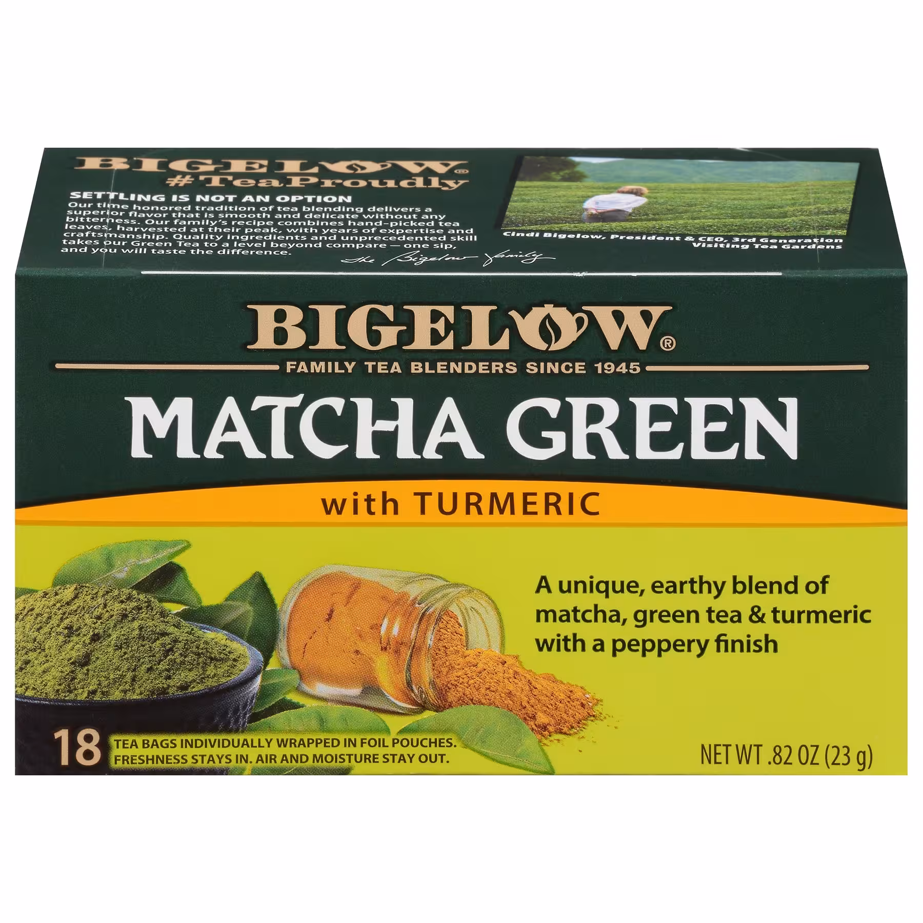 Bigelow Matcha Green With Tumeric