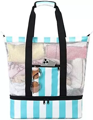 Blue Boon Mesh Beach Bag