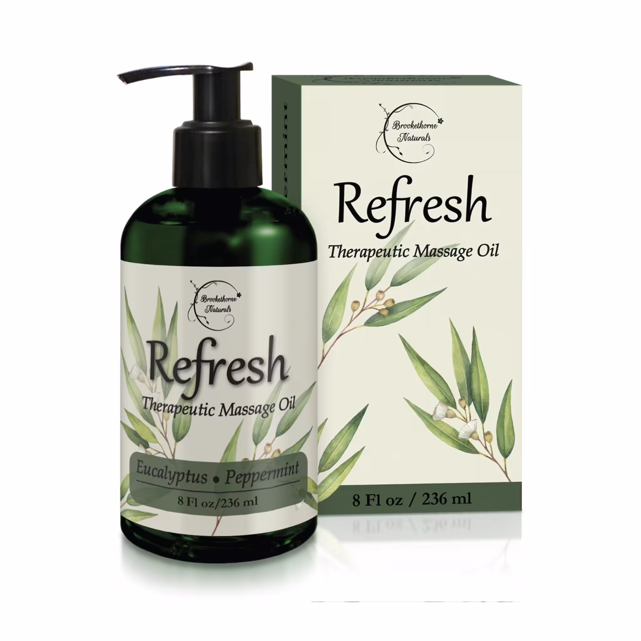 Brookethorne Naturals Refresh Therapeutic Massage Oil